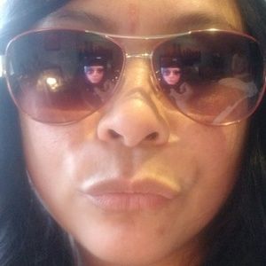 Sunglasses with case. Used a couple times.